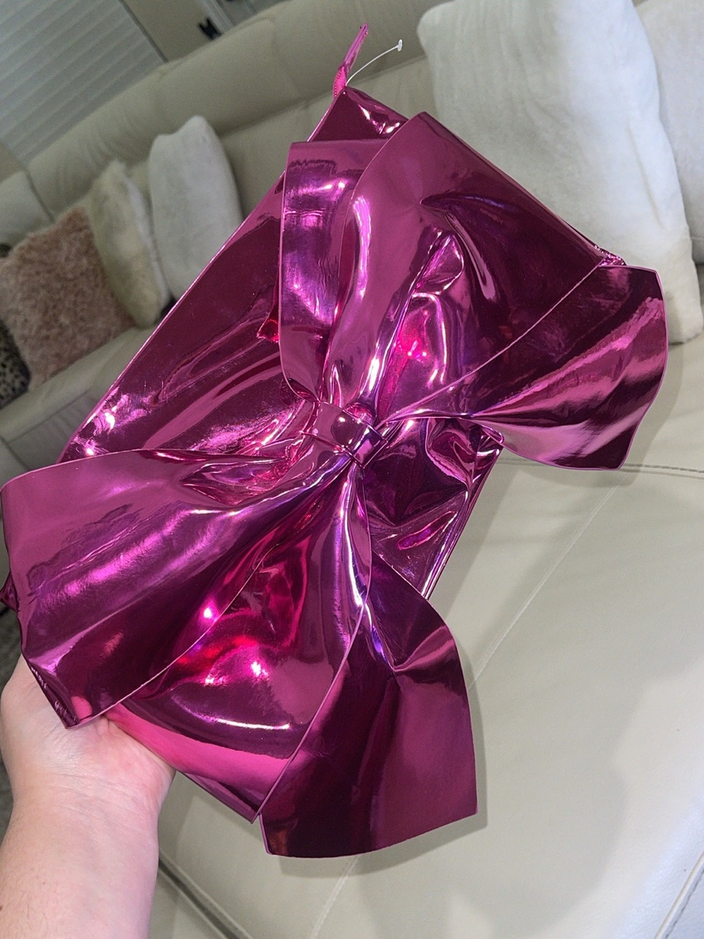 Pink bow 🎀 clutch